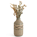 Ваза декоративная из натурального плетеного бамбука Bamboo Decor 35 варинант исполнения - 1 | Loft Concept в Екатеринбурге