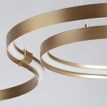 Люстра подвесная светодиодная в виде волнообразной ленты Ribbon Vortex варинант исполнения - 18 | Loft Concept в Екатеринбурге