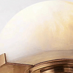 Бра с 2-мя мраморными плафонами на латунном корпусе Light Warm Light варинант исполнения - 2 | Loft Concept в Екатеринбурге