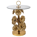 Столик металлический Golden Flower варинант исполнения - 1 | Loft Concept в Екатеринбурге