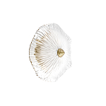 Бра в форме прозрачного стеклянного цветка с рельефной текстурой Textured Glass варинант исполнения - 7 | Loft Concept в Екатеринбурге