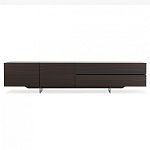 Дизайнерский комод коричневый с 2-мя ящиками и дверцами Pandora варинант исполнения - 1 | Loft Concept в Екатеринбурге