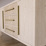 Буфет Primo с тремя ящиками и двумя фасадами Светлый дуб варинант исполнения - 7 | Loft Concept в Екатеринбурге