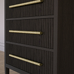 Комод Primo с 3 выдвижными ящиками Темный орех варинант исполнения - 3 | Loft Concept в Екатеринбурге