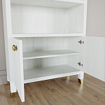 Книжный Стеллаж Elsa Dreams White с задней стенкой варинант исполнения - 3 | Loft Concept в Екатеринбурге