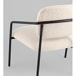 Кресло лаунж Rooney букле белый варинант исполнения - 3 | Loft Concept в Екатеринбурге