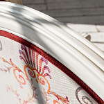 Кресло из массива бука бежевое с растительным орнаментом Raffael Beige Floral Armchair варинант исполнения - 5 | Loft Concept в Екатеринбурге