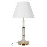 Настольная лампа с белым конусовидным абажуром More Tender варинант исполнения - 1 | Loft Concept в Екатеринбурге