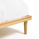 Кровать из массива дуба с пружинным блоком Mateta варинант исполнения - 7 | Loft Concept в Екатеринбурге