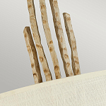 Бра с белым абажуром и элементами в виде натуральных веток Hinkley варинант исполнения - 2 | Loft Concept в Екатеринбурге