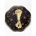 Шкатулка черного цвета с крышкой с фигуркой льва Eden Garden варинант исполнения - 5 | Loft Concept в Екатеринбурге