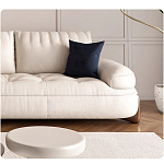 Диван кожаный с каркасом из массива дерева Furniture Medieval варинант исполнения - 4 | Loft Concept в Екатеринбурге