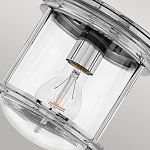 Потолочный светильник для ванных комнат с цилиндрическим стеклянным плафоном и одной лампой Hinkley варинант исполнения - 16 | Loft Concept в Екатеринбурге