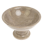 Конфетница из бежевого мрамора Stone Candy Bowl варинант исполнения - 2 | Loft Concept в Екатеринбурге