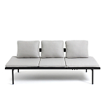 Диван-шезлонг черный Annet варинант исполнения - 1 | Loft Concept в Екатеринбурге