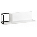 Полка навесная белая открытая Strict Lines  варинант исполнения - 1 | Loft Concept в Екатеринбурге
