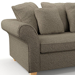 Мебельная ткань Шенилл коричневый цвет 138 см T4-28 варинант исполнения - 4 | Loft Concept в Екатеринбурге