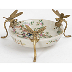 Блюдо фарфоровое Полет стрекоз Jita варинант исполнения - 2 | Loft Concept в Екатеринбурге