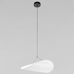 Подвесной светильник с белым тканевым плафоном в форме облака Crystal Cloud Junction варинант исполнения - 2 | Loft Concept в Екатеринбурге