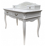 Стол-бюро белого цвета из массива бука с 4-мя ящиками White Provence варинант исполнения - 2 | Loft Concept в Екатеринбурге