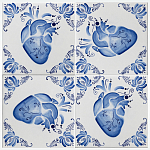 Плитка с узором Мое сердце варинант исполнения - 1 | Loft Concept в Екатеринбурге