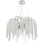Люстра с хрустальными подвесками Bunch of Crystal Berries Silver Chandelier 8 варинант исполнения - 2 | Loft Concept в Екатеринбурге