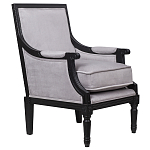Кресло Harry Armchair black and grey velour варинант исполнения - 1 | Loft Concept в Екатеринбурге