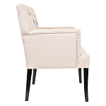 Кресло Addison Chic Armchair beige flax варинант исполнения - 1 | Loft Concept в Екатеринбурге