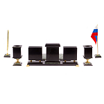 Настольный письменный набор из нефрита на ножках Executive Recruitment варинант исполнения - 5 | Loft Concept в Екатеринбурге