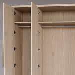 Большой Шкаф Primo Светлый дуб с 3 дверьми и 3 выдвижными ящиками варинант исполнения - 5 | Loft Concept в Екатеринбурге