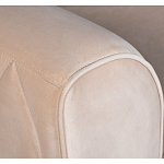 Кресло велюровое бежевое Cubic Silhouette варинант исполнения - 3 | Loft Concept в Екатеринбурге