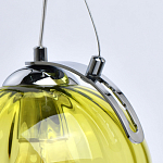 Люстра каскадная с 5-ю разноцветными стеклянными плафонами Kaleido варинант исполнения - 8 | Loft Concept в Екатеринбурге