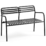 Скамья из алюминия Mack Metal Bench Black варинант исполнения - 1 | Loft Concept в Екатеринбурге