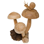 Статуэтка из дерева улитка Animals of the World варинант исполнения - 2 | Loft Concept в Екатеринбурге