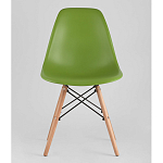 Пластиковый стул на ножках из массива бука Eames Green варинант исполнения - 4 | Loft Concept в Екатеринбурге