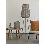 Торшер с плетеным металлическим плафоном Wicker Iron Lamp варинант исполнения - 2 | Loft Concept в Екатеринбурге