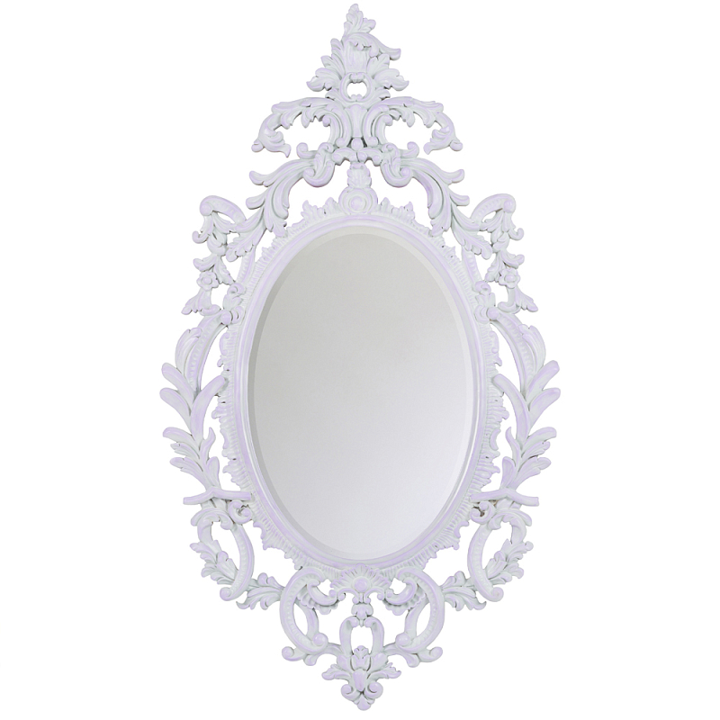 Зеркало в ажурной раме с эффектом старины Classic Ornament Mirror Бежевый Зеркало в Екатеринбурге | Loft Concept 