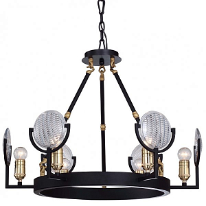 Люстра RH Gaslight Lens Chandelier 6
