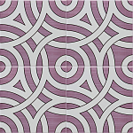 Дизайнерская плитка с узором Петли варинант исполнения - 3 | Loft Concept в Екатеринбурге