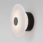 Бра светодиодный с мраморным рассеивателем черный  варинант исполнения - 2 | Loft Concept в Екатеринбурге