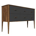 Консоль 6 ящиков из массива бука Tasteful Furniture варинант исполнения - 2 | Loft Concept в Екатеринбурге