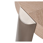 Столик журнальный круглый со светлым шпоном Light Veneer Table варинант исполнения - 3 | Loft Concept в Екатеринбурге