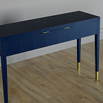 Туалетный стол - Трельяж Elsa Dreams Blue 120 см варинант исполнения - 4 | Loft Concept в Екатеринбурге