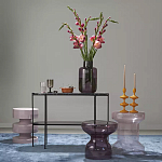 Кофейный столик стеклянный Elegant Lilac Glass Model варинант исполнения - 1 | Loft Concept в Екатеринбурге