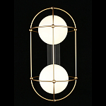 Бра настенное с 2 белыми плафонами Karina варинант исполнения - 1 | Loft Concept в Екатеринбурге