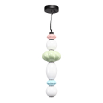 Подвесной светильник фигурный с керамическими элементами 24W LED Fragrant Light варинант исполнения - 3 | Loft Concept в Екатеринбурге