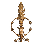 Бра настенное с цветочным мотивом Vintage Luxury варинант исполнения - 1 | Loft Concept в Екатеринбурге