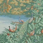 Обои ручная роспись Le Brésil Paille варинант исполнения - 1 | Loft Concept в Екатеринбурге