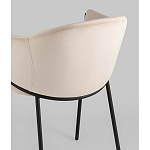 Стул Brace велюр молочный варинант исполнения - 3 | Loft Concept в Екатеринбурге