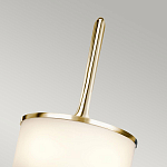 Бра вертикальное с белым полукруглым плафоном и длинным стержнем S Kichler варинант исполнения - 9 | Loft Concept в Екатеринбурге